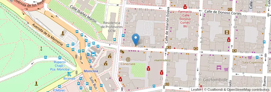 Mapa de ubicacion de Café Anjupe en Spagna, Comunidad De Madrid, Comunidad De Madrid, Área Metropolitana De Madrid Y Corredor Del Henares, Madrid.