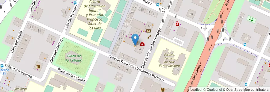 Mapa de ubicacion de Café Bahía en Sepanyol, Castilla Y León, Valladolid, Valladolid.