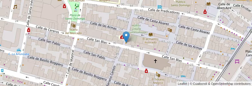 Mapa de ubicacion de Café Bar Agustín en 스페인, Aragón, 사라고사, Zaragoza, 사라고사.