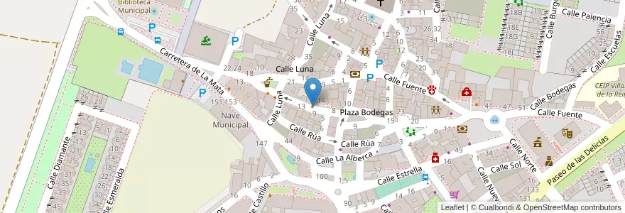 Mapa de ubicacion de Cafe-Bar Amparo en Spagna, Castilla Y León, Salamanca, La Armuña, Villares De La Reina.