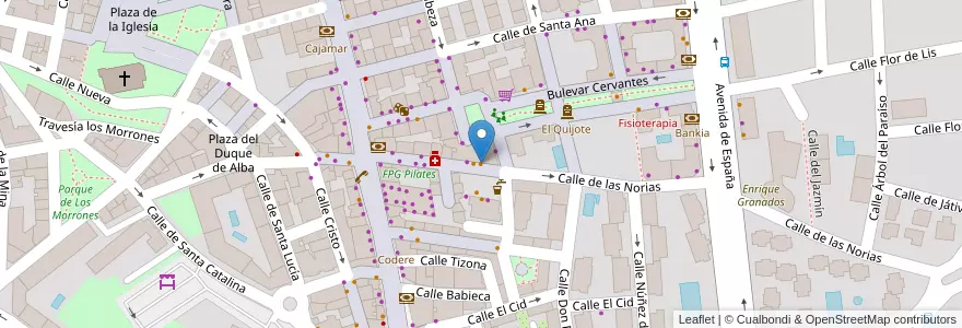 Mapa de ubicacion de Cafe Bar Antonio en إسبانيا, منطقة مدريد, منطقة مدريد, Área Metropolitana De Madrid Y Corredor Del Henares, Majadahonda.