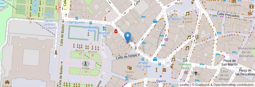 Mapa de ubicacion de Café Bar Arrieta en إسبانيا, منطقة مدريد, منطقة مدريد, Área Metropolitana De Madrid Y Corredor Del Henares, مدريد.