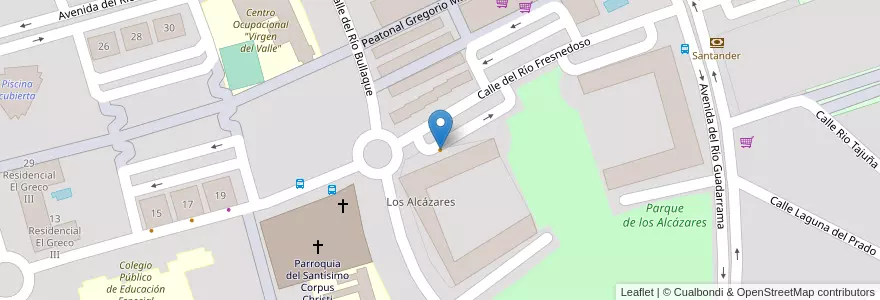 Mapa de ubicacion de Café Bar Avenida en İspanya, Castilla-La Mancha, Toledo, Toledo, Toledo.