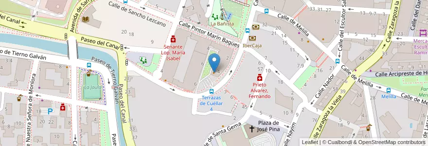 Mapa de ubicacion de Café Bar Begoñica en Spain, Aragon, Zaragoza, Zaragoza, Zaragoza.