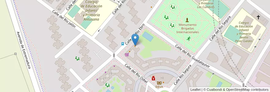 Mapa de ubicacion de Café Bar Carpe Diem en Spanien, Autonome Gemeinschaft Madrid, Autonome Gemeinschaft Madrid, Área Metropolitana De Madrid Y Corredor Del Henares, Móstoles.