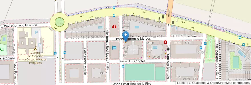 Mapa de ubicacion de Café Bar Central en İspanya, Castilla Y León, Salamanca, Campo De Salamanca, Salamanca.