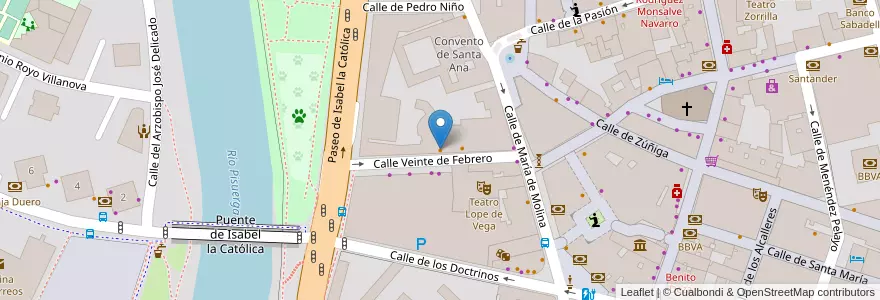 Mapa de ubicacion de Café Bar Daicoco en اسپانیا, Castilla Y León, Valladolid, Valladolid.