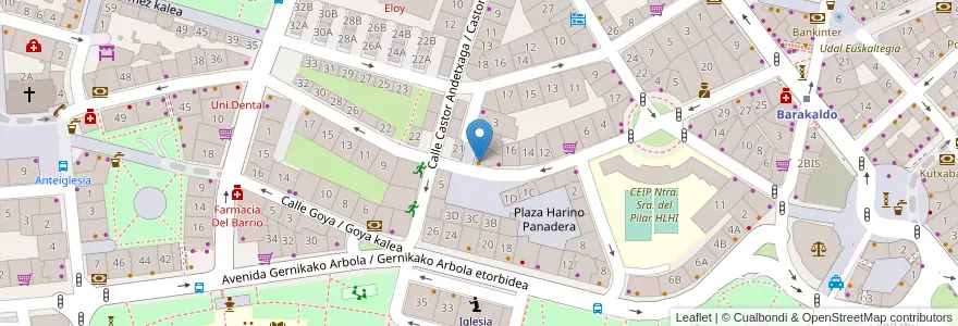 Mapa de ubicacion de Café Bar Daver en España, Euskadi, Bizkaia, Bilboaldea, Barakaldo.