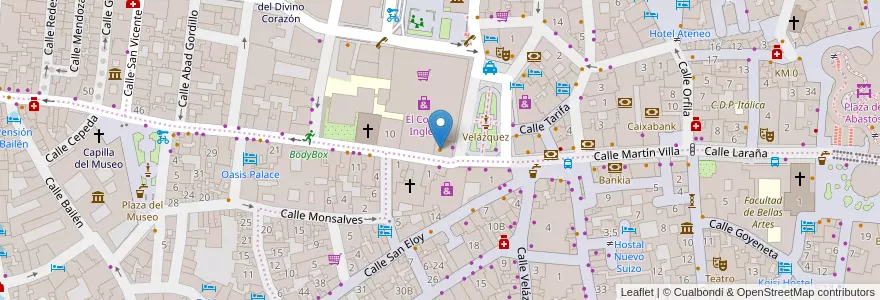 Mapa de ubicacion de Café Bar Duque en اسپانیا, Andalucía, Sevilla, Sevilla.
