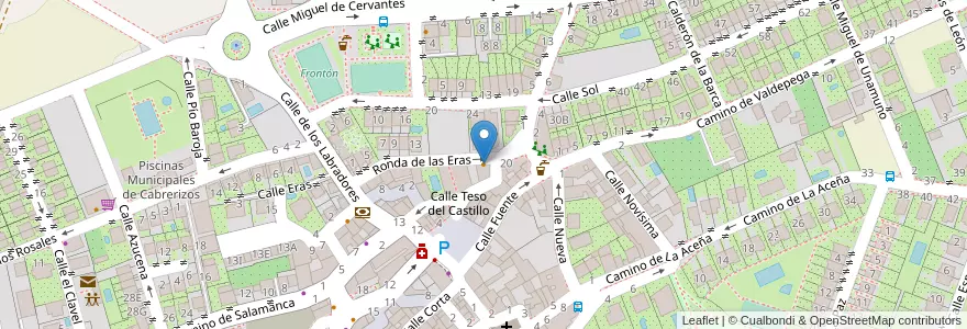 Mapa de ubicacion de Café-Bar El Caño en Sepanyol, Castilla Y León, Salamanca, La Armuña, Cabrerizos.