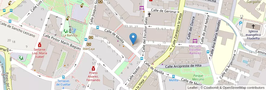 Mapa de ubicacion de Café Bar El Garaje en İspanya, Aragón, Zaragoza, Zaragoza, Zaragoza.