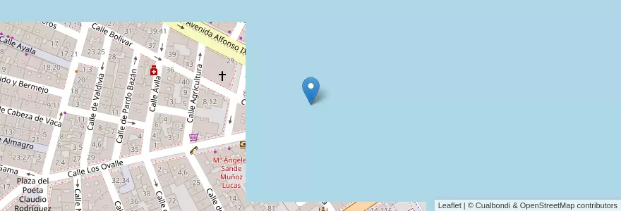 Mapa de ubicacion de Cafe Bar El Greco en إسبانيا, قشتالة وليون, شلمنقة, دائرة شلمنقة, شلمنقة.