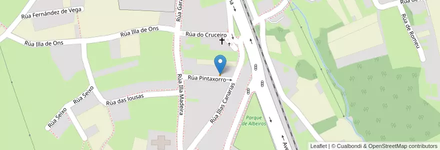 Mapa de ubicacion de Café Bar Fina en スペイン, ガリシア州, Lugo, Lugo, Lugo.