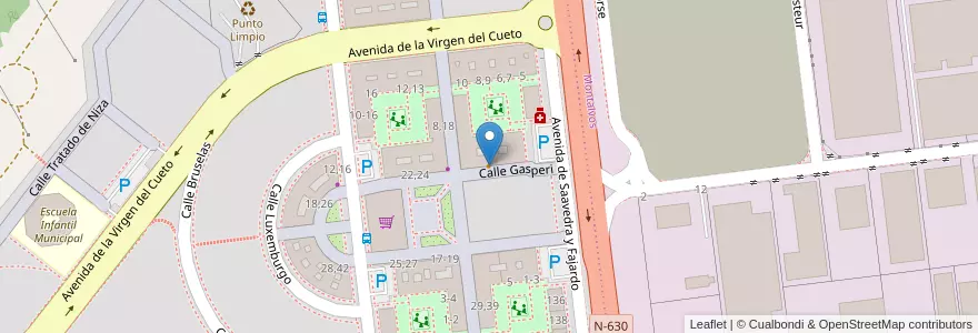 Mapa de ubicacion de Café Bar Gasperi en Sepanyol, Castilla Y León, Salamanca, Campo De Salamanca, Salamanca.
