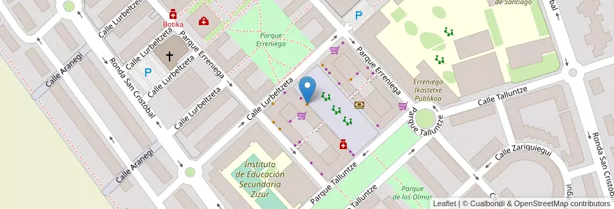 Mapa de ubicacion de Café-bar Kahlua en Espanha, Navarra, Navarra, Zizur Mayor/Zizur Nagusia.
