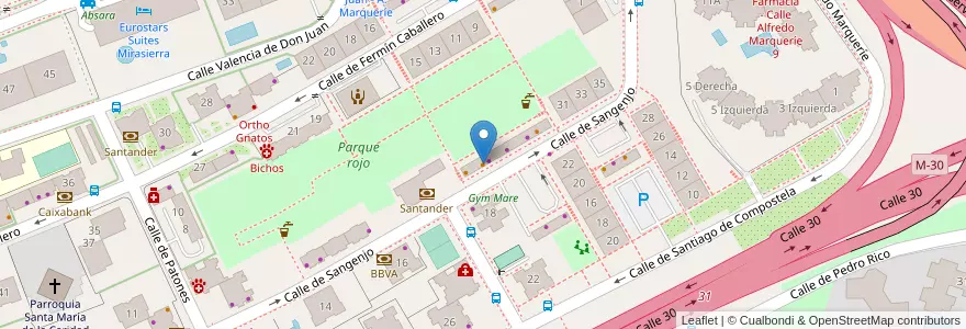 Mapa de ubicacion de Café Bar Las Magnolias en إسبانيا, منطقة مدريد, منطقة مدريد, Área Metropolitana De Madrid Y Corredor Del Henares, مدريد.