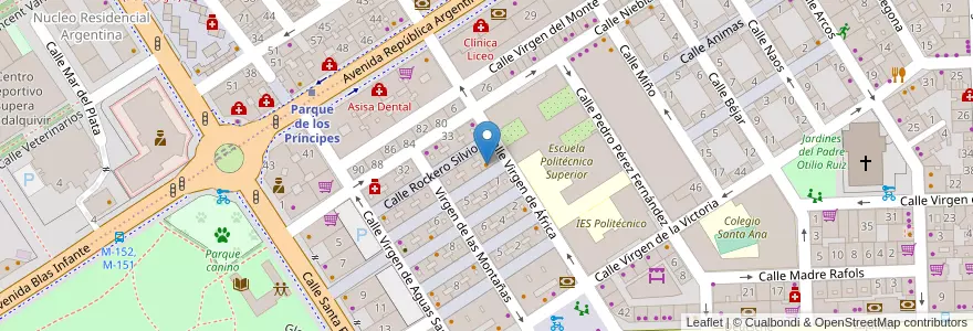 Mapa de ubicacion de Café-Bar Linea 1 en Spain, Andalusia, Sevilla, Seville.