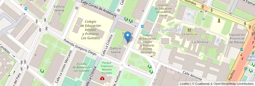Mapa de ubicacion de Cafe-bar LoreMar en اسپانیا, Andalucía, Málaga, Málaga-Costa Del Sol, Málaga.
