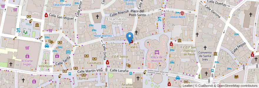 Mapa de ubicacion de Café - Bar Los Puentes en Spanje, Andalusië, Sevilla, Sevilla.