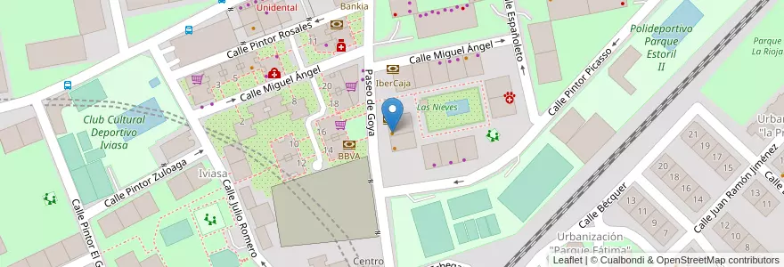 Mapa de ubicacion de Café-Bar Mayte en Испания, Мадрид, Мадрид, Área Metropolitana De Madrid Y Corredor Del Henares, Móstoles.