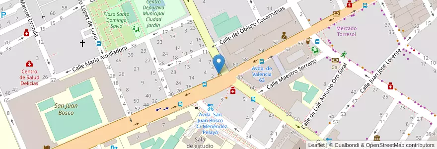 Mapa de ubicacion de Café Bar Montesol en Espanha, Aragão, Saragoça, Zaragoza, Saragoça.