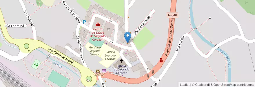 Mapa de ubicacion de Café - Bar O Ventorro 2 en スペイン, ガリシア州, Lugo, Lugo, Lugo.