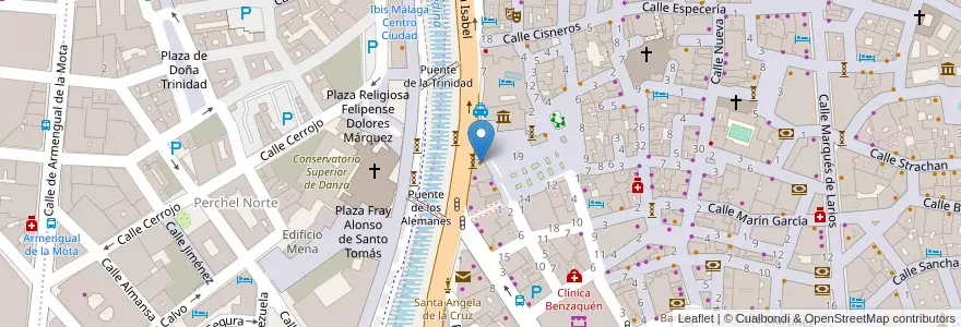 Mapa de ubicacion de Café Bar Ortega en 스페인, Andalucía, Málaga, Málaga-Costa Del Sol, Málaga.