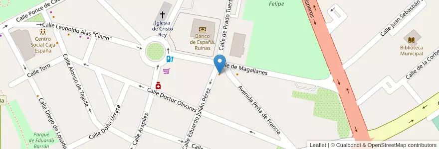 Mapa de ubicacion de Café Bar Remesal II en スペイン, カスティーリャ・イ・レオン州, Zamora, Tierra Del Pan, Zamora.