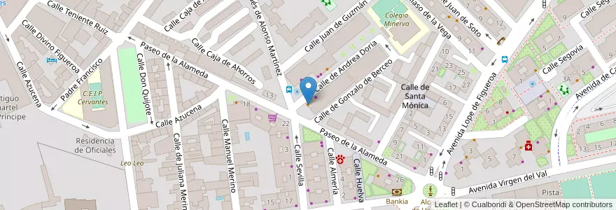 Mapa de ubicacion de Café Casablanca en إسبانيا, منطقة مدريد, منطقة مدريد, Área Metropolitana De Madrid Y Corredor Del Henares, القلعة الحجارة.