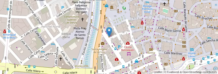 Mapa de ubicacion de Café con Arte en 西班牙, 安达鲁西亚, Málaga, Málaga-Costa Del Sol, Málaga.