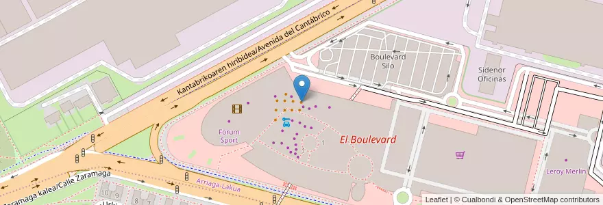 Mapa de ubicacion de Café degustación en Spanien, Autonome Gemeinschaft Baskenland, Araba/Álava, Gasteizko Kuadrilla/Cuadrilla De Vitoria, Vitoria-Gasteiz.