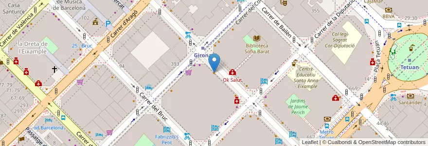 Mapa de ubicacion de Café del Centre en İspanya, Catalunya, Barcelona, Barcelonès, Barcelona.