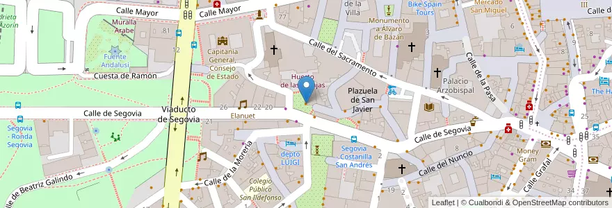 Mapa de ubicacion de Café del Monaguillo en إسبانيا, منطقة مدريد, منطقة مدريد, Área Metropolitana De Madrid Y Corredor Del Henares, مدريد.