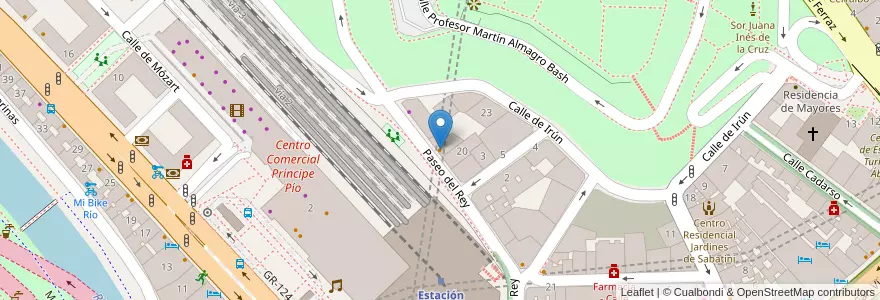 Mapa de ubicacion de Café del Rey en إسبانيا, منطقة مدريد, منطقة مدريد, Área Metropolitana De Madrid Y Corredor Del Henares, مدريد.