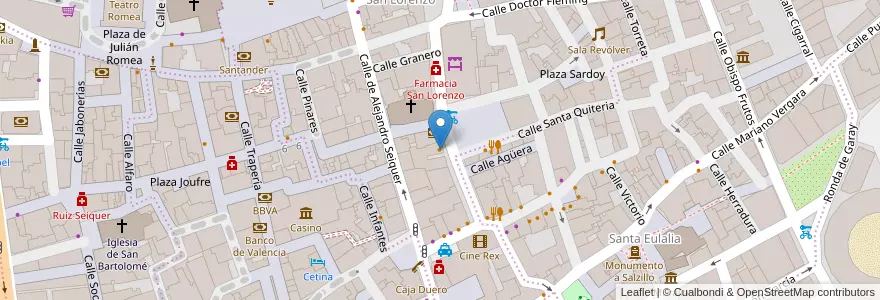 Mapa de ubicacion de Café del Sol en スペイン, ムルシア州, ムルシア州, Área Metropolitana De Murcia, Murcia.