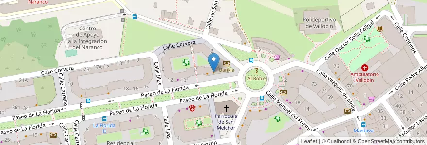 Mapa de ubicacion de Café Dinata en Spanien, Asturien, Asturien, Oviedo.