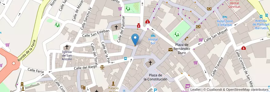 Mapa de ubicacion de Café Havana en Spain, Castile And León, Zamora, Tierra Del Pan, Zamora.