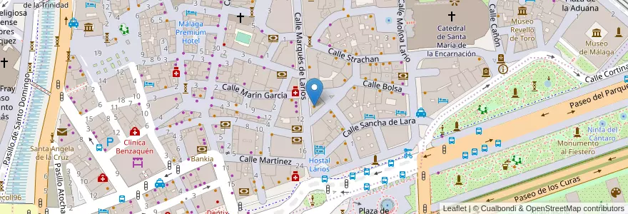 Mapa de ubicacion de Café Lepanto en Spanien, Andalusien, Málaga, Málaga-Costa Del Sol, Málaga.
