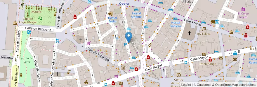 Mapa de ubicacion de Café Madrid en スペイン, マドリード州, Comunidad De Madrid, Área Metropolitana De Madrid Y Corredor Del Henares, Madrid.