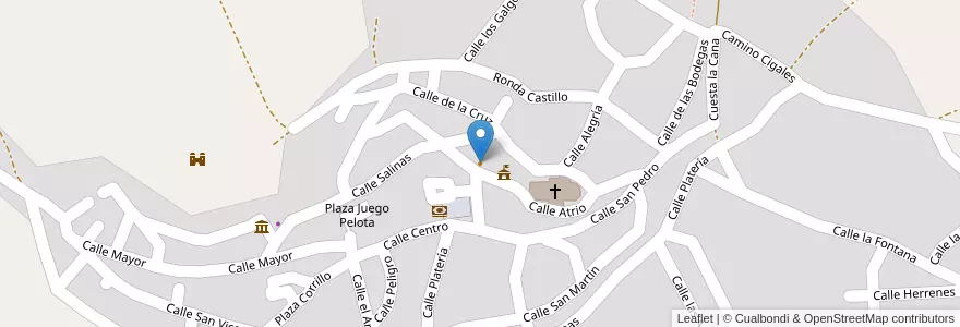Mapa de ubicacion de Café Majuelo en İspanya, Castilla Y León, Valladolid, Mucientes.