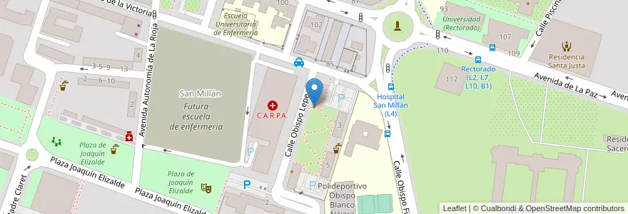 Mapa de ubicacion de Café Manhattan en Испания, Риоха, Риоха, Логронья.