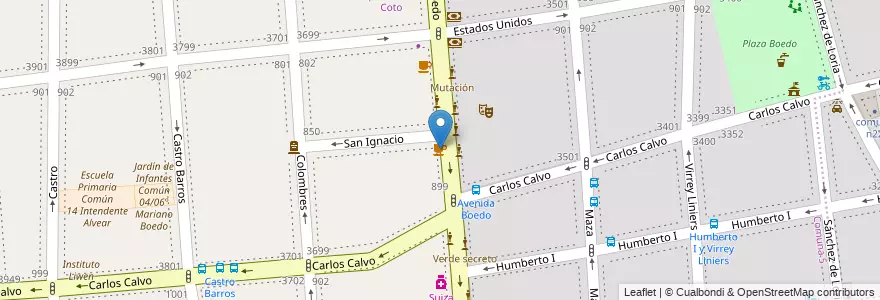 Mapa de ubicacion de Cafe Margot, Boedo en Argentine, Ciudad Autónoma De Buenos Aires, Comuna 5, Buenos Aires.