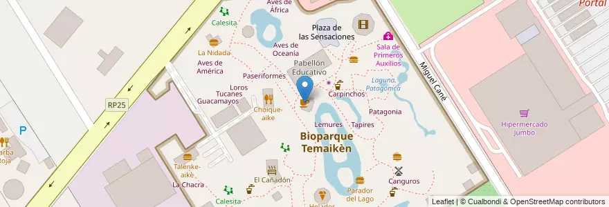 Mapa de ubicacion de Café Martínez en Argentina, Provincia Di Buenos Aires, Partido De Escobar, Belén De Escobar.