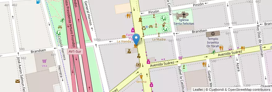 Mapa de ubicacion de Café Martínez, Barracas en Аргентина, Буэнос-Айрес, Comuna 4, Буэнос-Айрес.