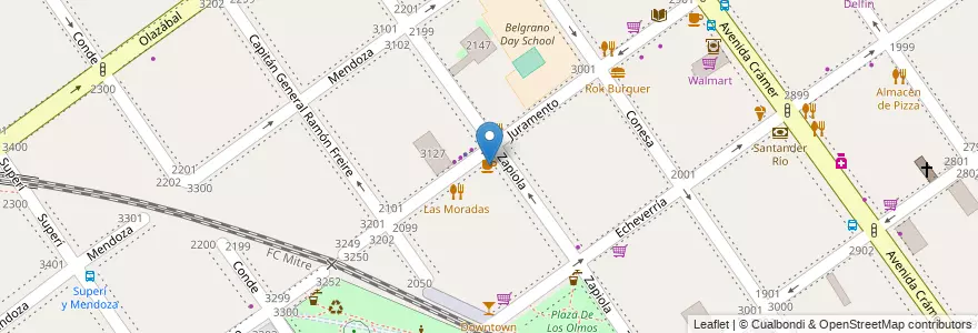 Mapa de ubicacion de Café Martínez, Belgrano en Argentinien, Ciudad Autónoma De Buenos Aires, Buenos Aires.