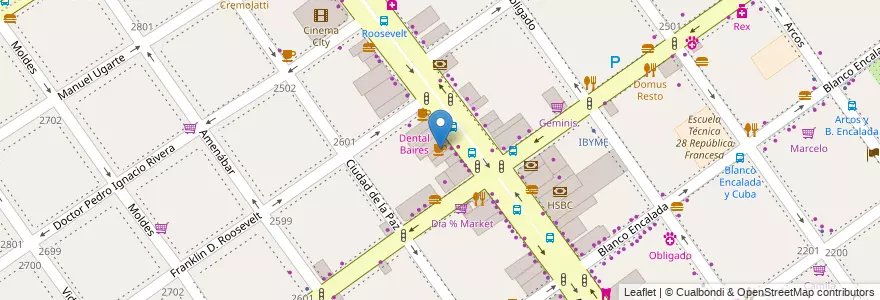 Mapa de ubicacion de Café Martínez, Belgrano en 阿根廷, Ciudad Autónoma De Buenos Aires, 布宜诺斯艾利斯, Comuna 13.