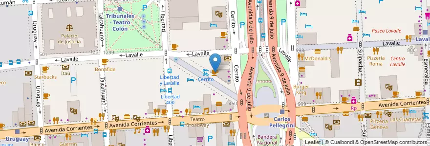 Mapa de ubicacion de Café Martínez, San Nicolas en Argentinien, Ciudad Autónoma De Buenos Aires, Comuna 1, Buenos Aires.