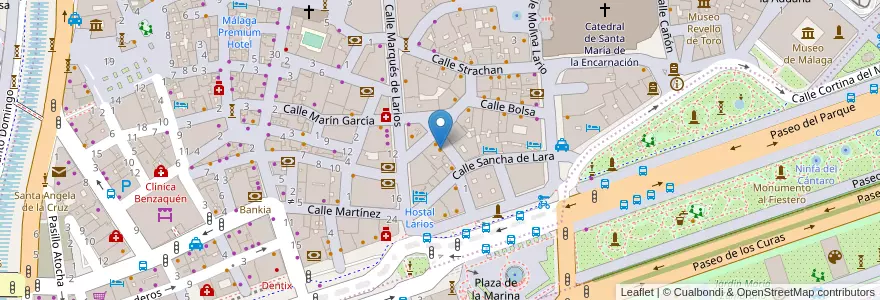 Mapa de ubicacion de Cafe Moka en 西班牙, 安达鲁西亚, Málaga, Málaga-Costa Del Sol, Málaga.