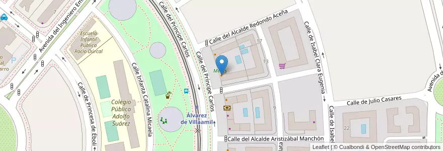 Mapa de ubicacion de Cafe NIL en Испания, Мадрид, Мадрид, Área Metropolitana De Madrid Y Corredor Del Henares, Мадрид.