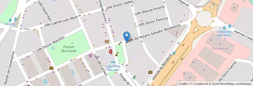 Mapa de ubicacion de Café Plaza en Испания, Валенсия, Аликанте, Алаканти, Sant Joan D'Alacant.